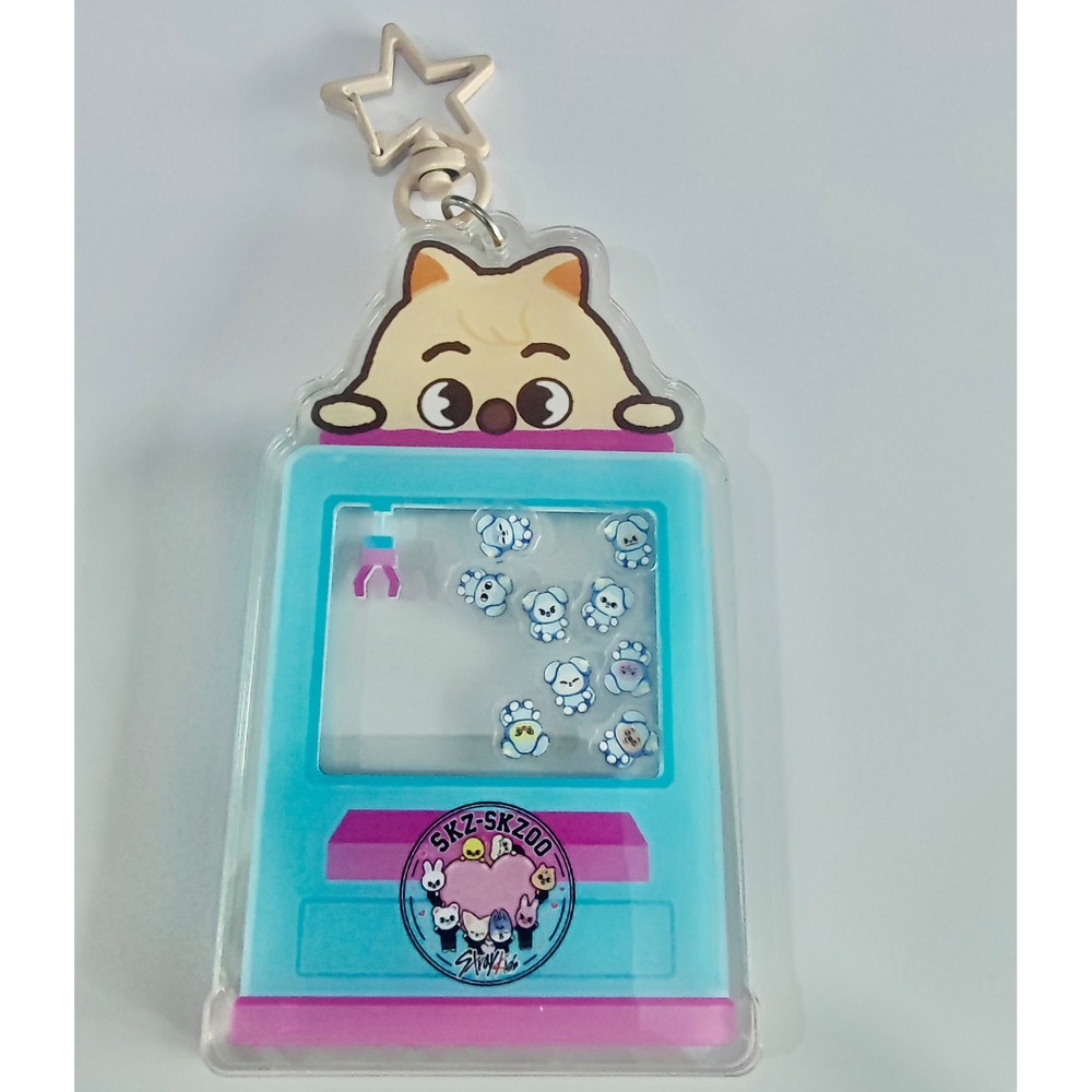 Stray Kids Inspired Tasy Claw Machine Shaker Keyrings - HAN QUOKKA